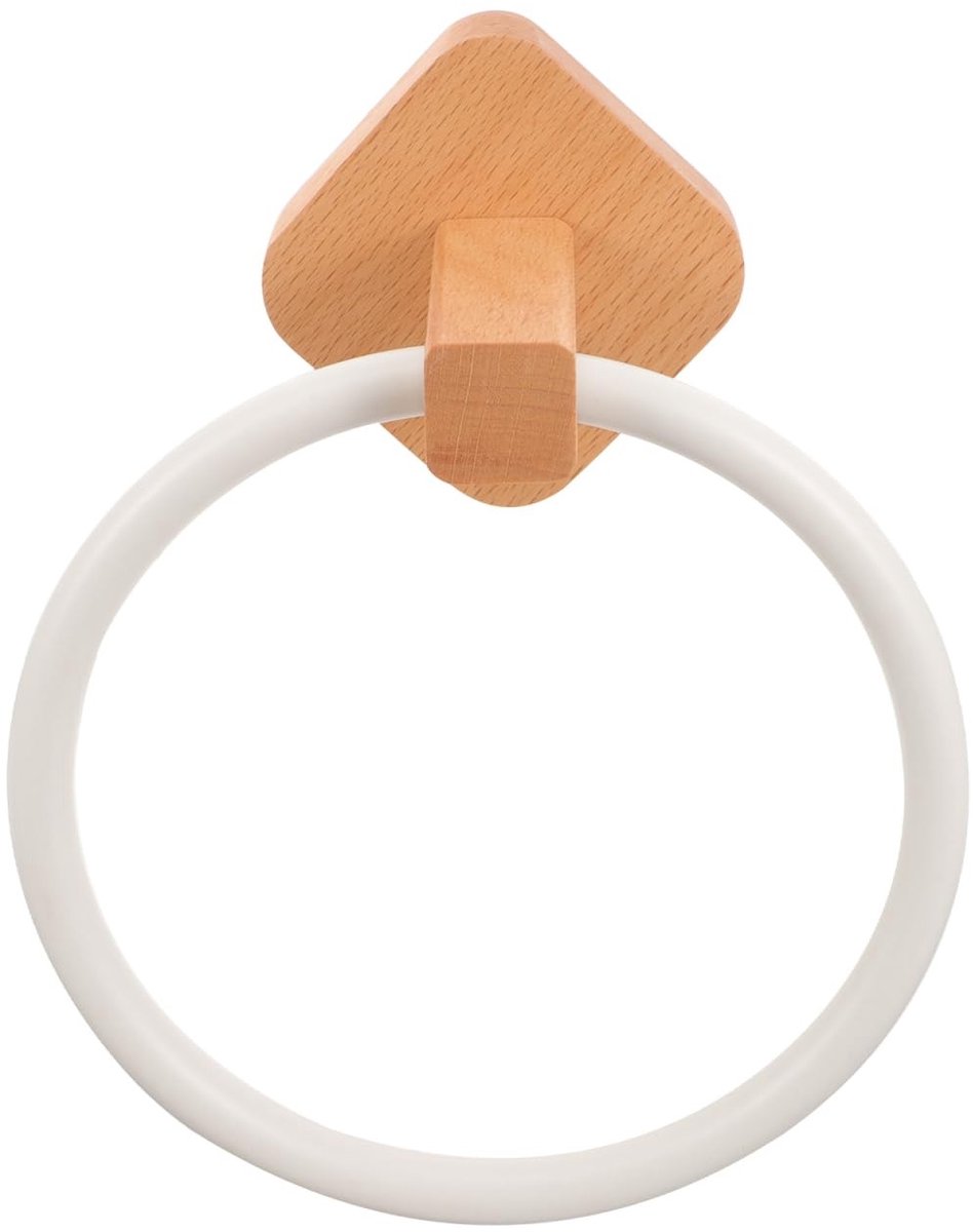 Omgoods - Houten Handdoekring voor Keuken en Badkamer