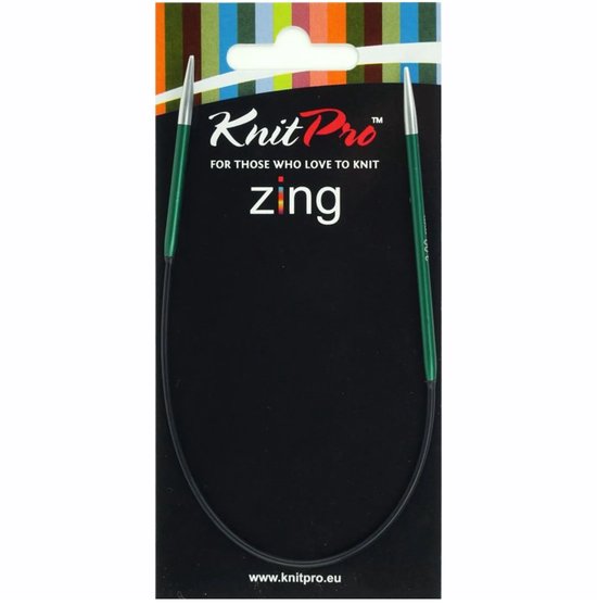 KnitPro Zing rondbreinaalden 25cm 3mm