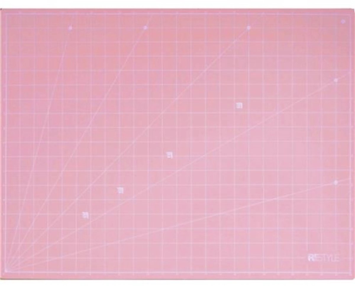 ReStyle Snijmat A2 zelfhelend 48x63cmx1,6mm, dubbelzijdig cm / inch rose
