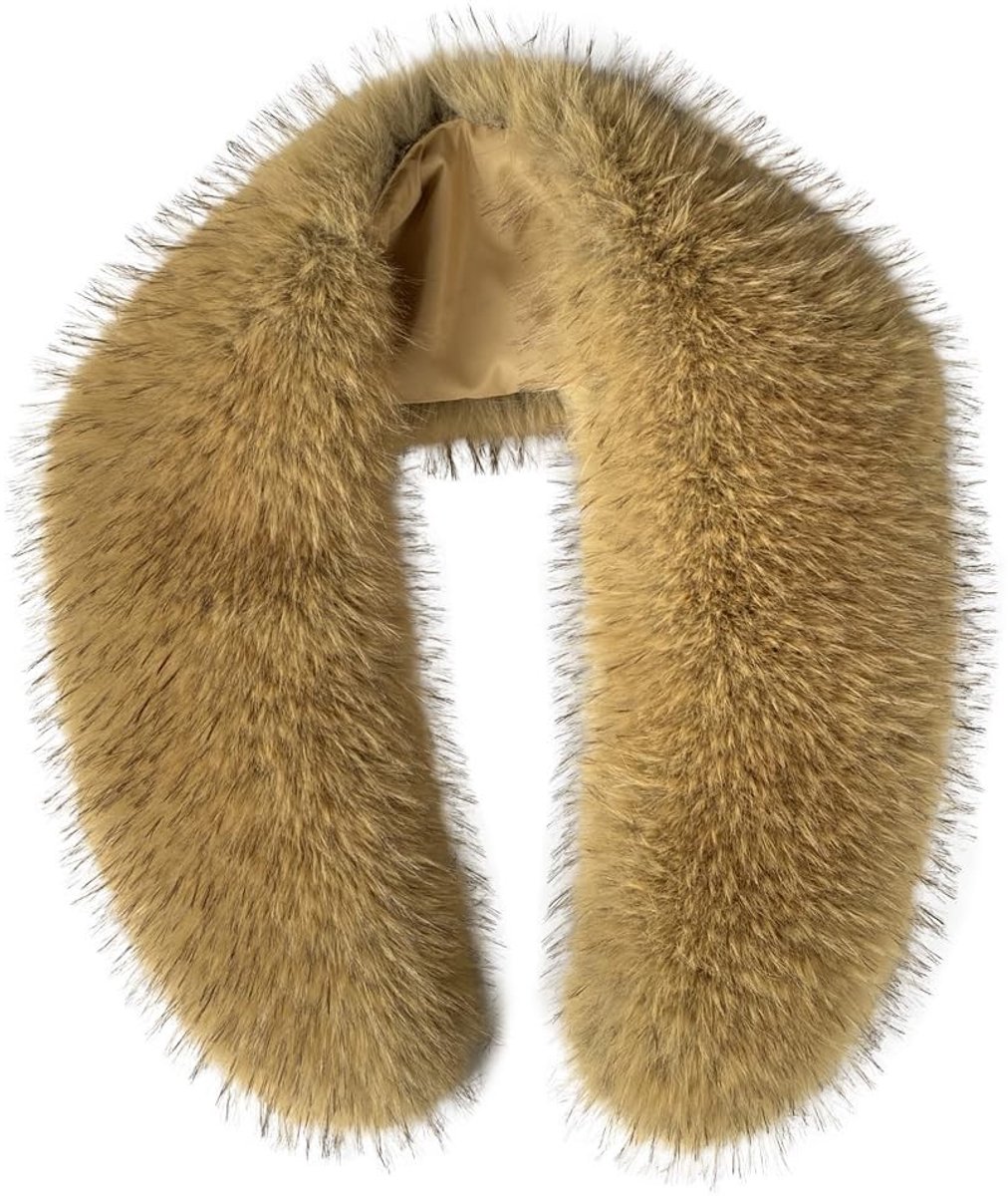 Dames Faux Fur Sjaal voor Winter Warmte