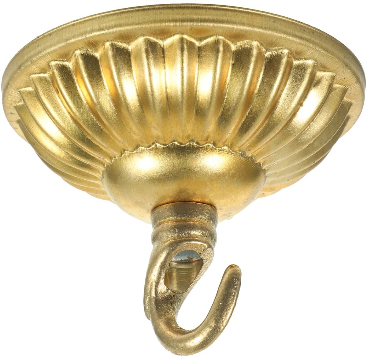Omgoods - Plafondplaat - Vintage verlichting - Retrostijl - 7,5 x 7,5 x 7,5 cm - Geschikt voor kroonluchters - Decoratief design