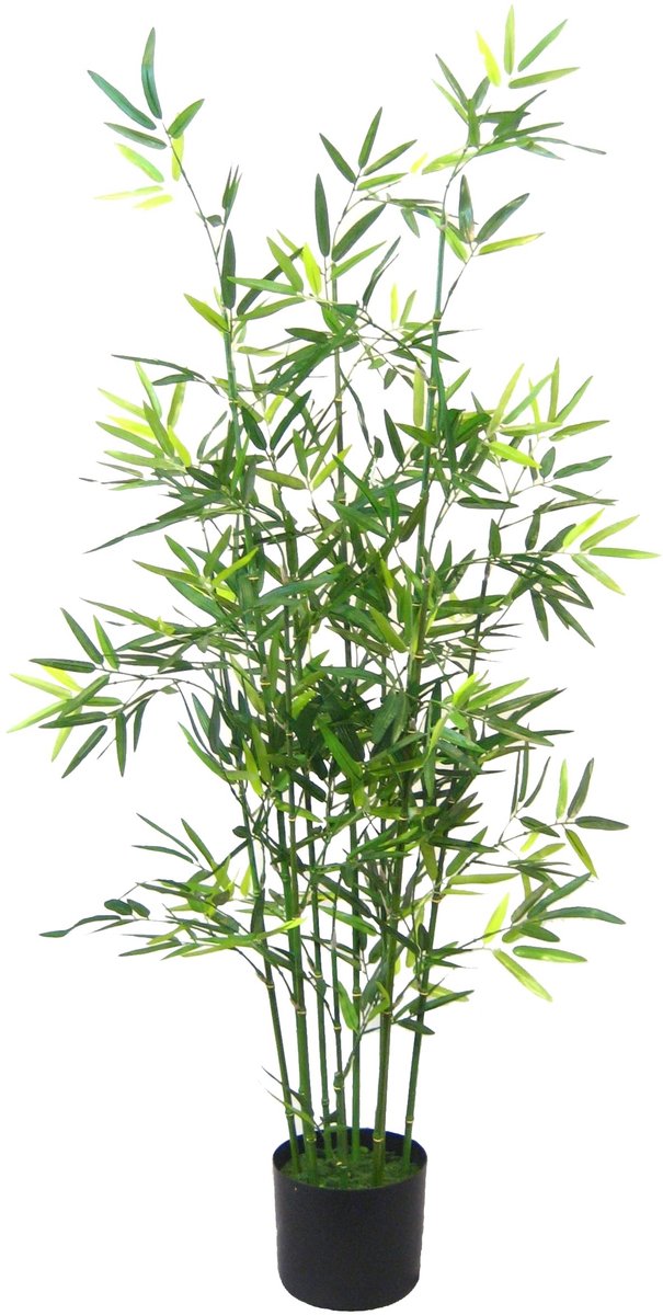 Omgoods - Kunstmatig Bamboe in Pot - Decoratieve Groene Plant voor Binnen