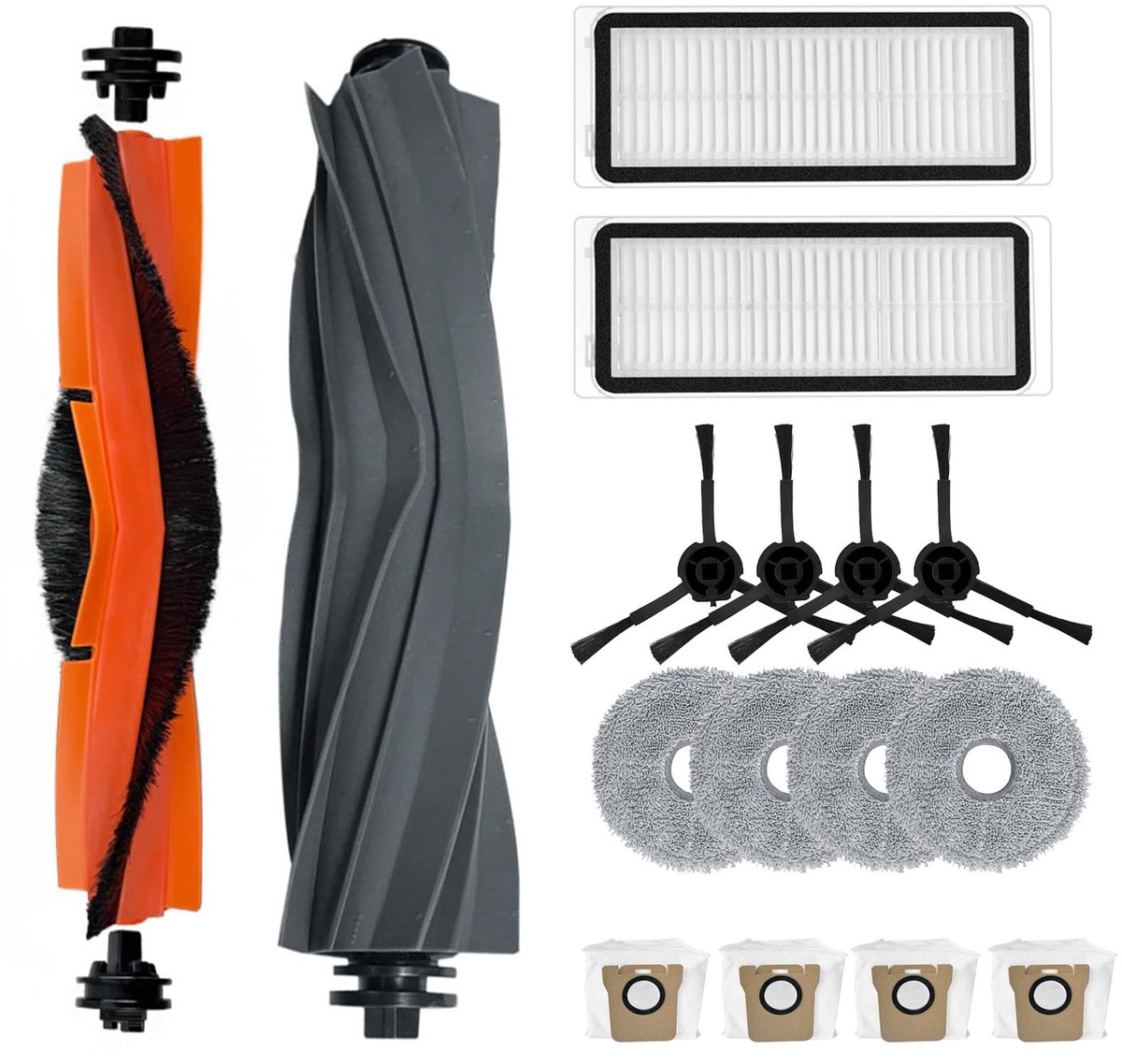 Omgoods - 16-delige Accessoireset voor Robotstofzuiger