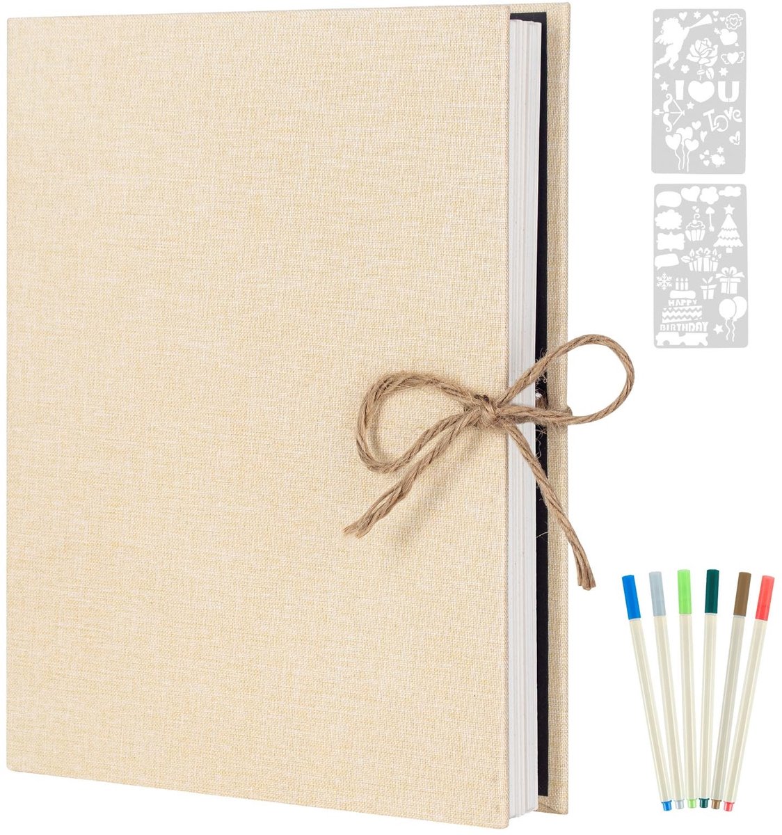 Omgoods - Zelfklevend Fotoalbum met 60 Witte Pagina's