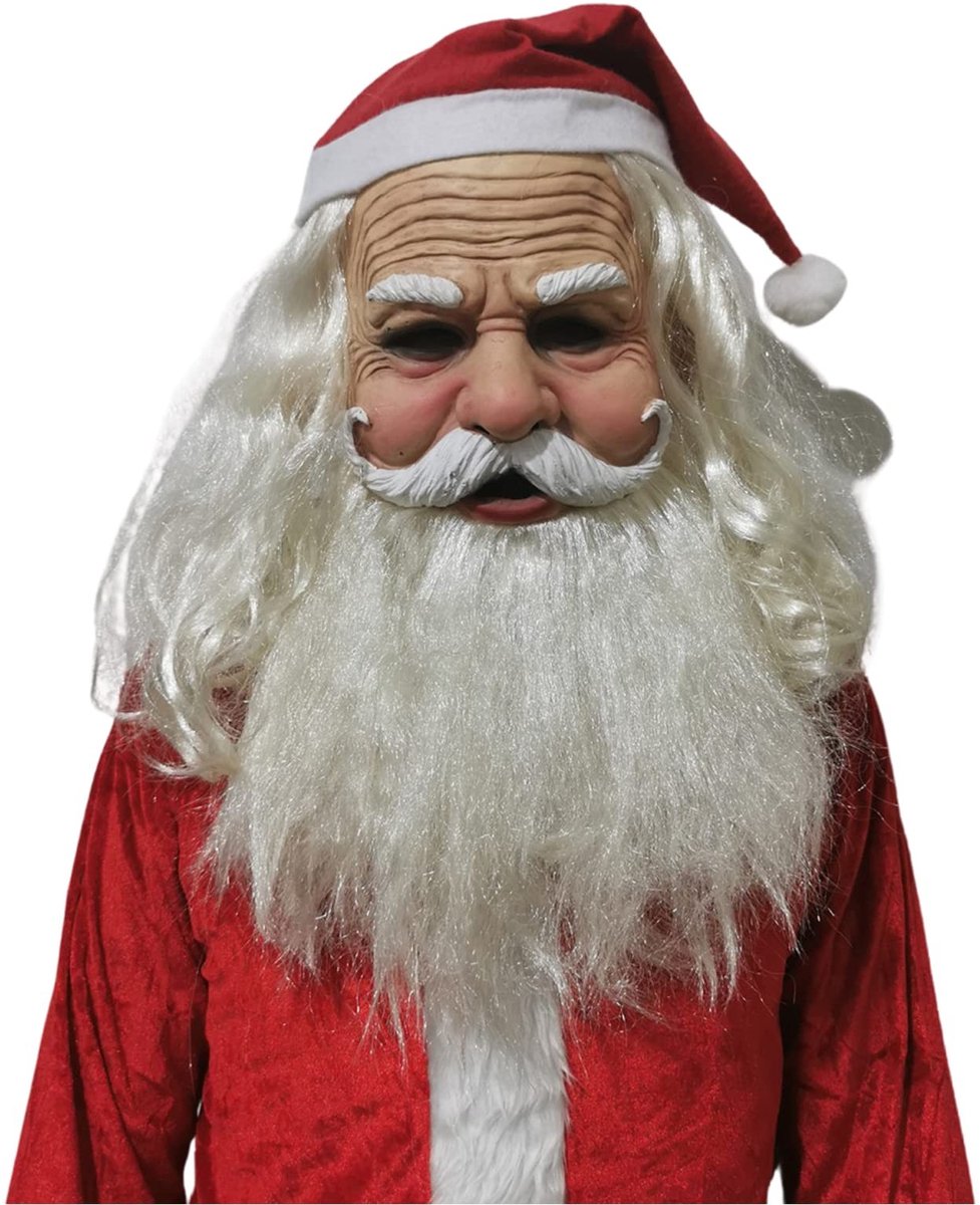 Omgoods - Kerstman Masker voor Feestdagen en Cosplay