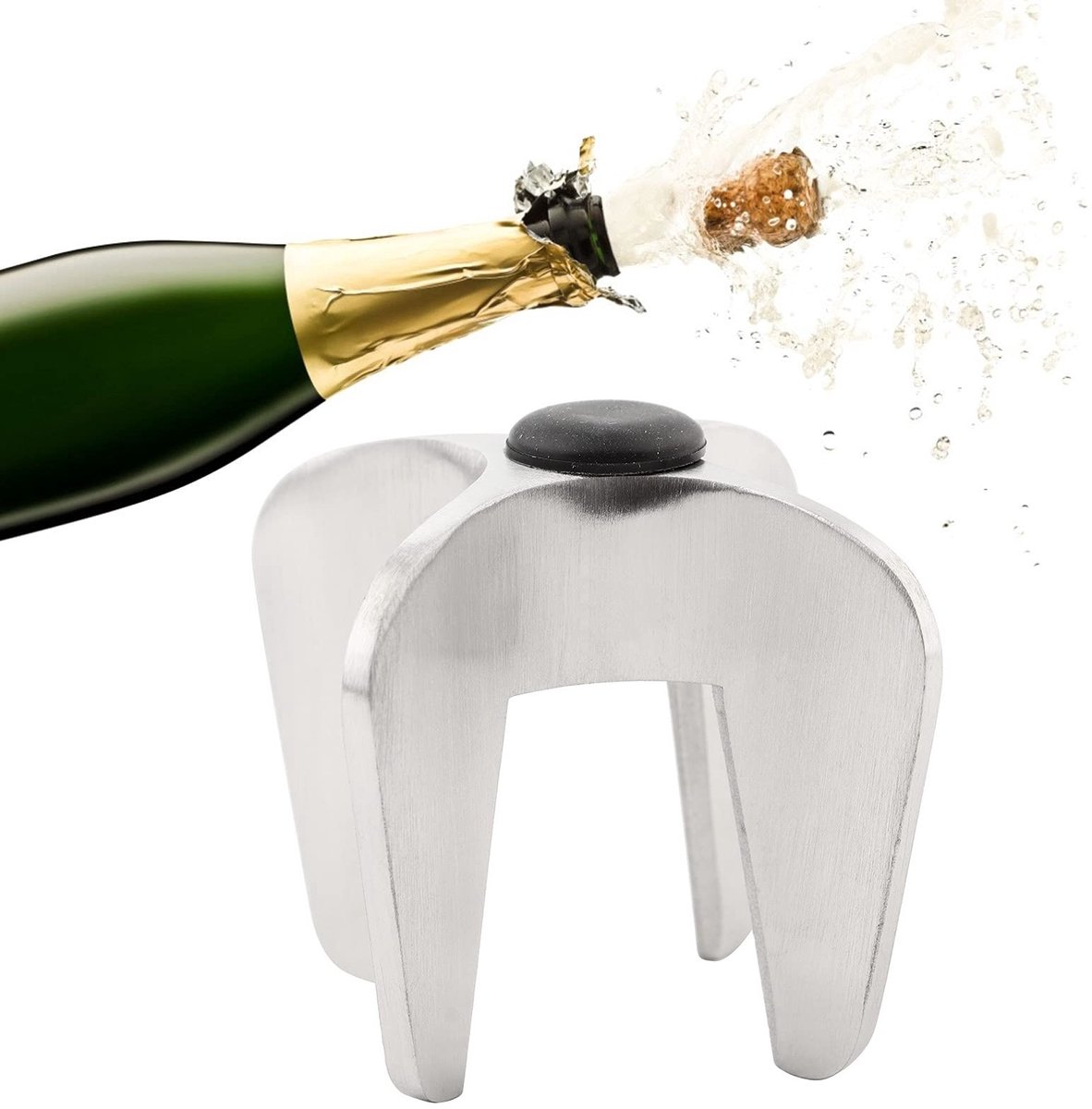 Omgoods - Champagneflesopener - Kurken Verwijderen - Veilig en Gebruiksvriendelijk - Keukengadget - Mousserende Wijn - Ideaal voor Feesten en Vieri...