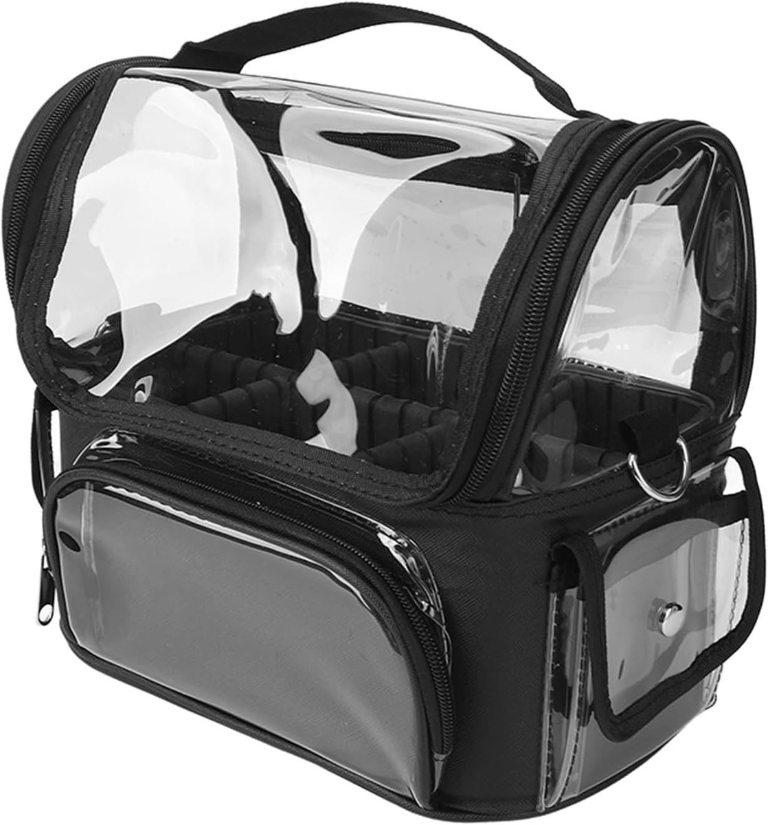 SnelShoppen - Grote Capaciteit Kappers Tas, Ruime Opbergruimte, Speciale Schaar Compartiment, Eenvoudig en Stijlvol, Professioneel en Praktisch, Gemak