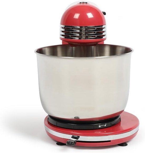 Multifunctionele Keukenmachine Rood 3L - Krachtige Banketrobot met 6 Snelheden van Merkloos — afbeelding 4
