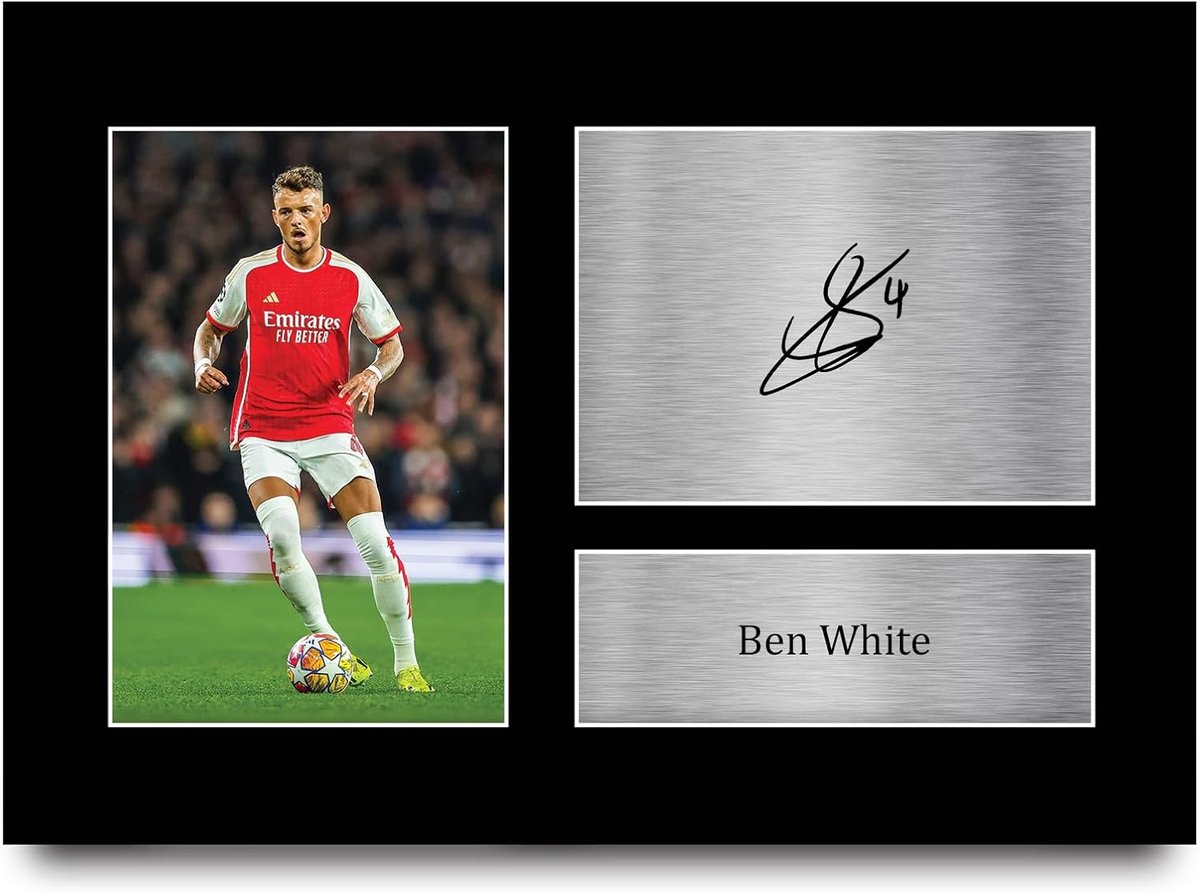 Gesigneerde Foto - Replica Handtekening - Fan Memorabilia - Professioneel Gemonteerd - A4 Formaat - Zwart