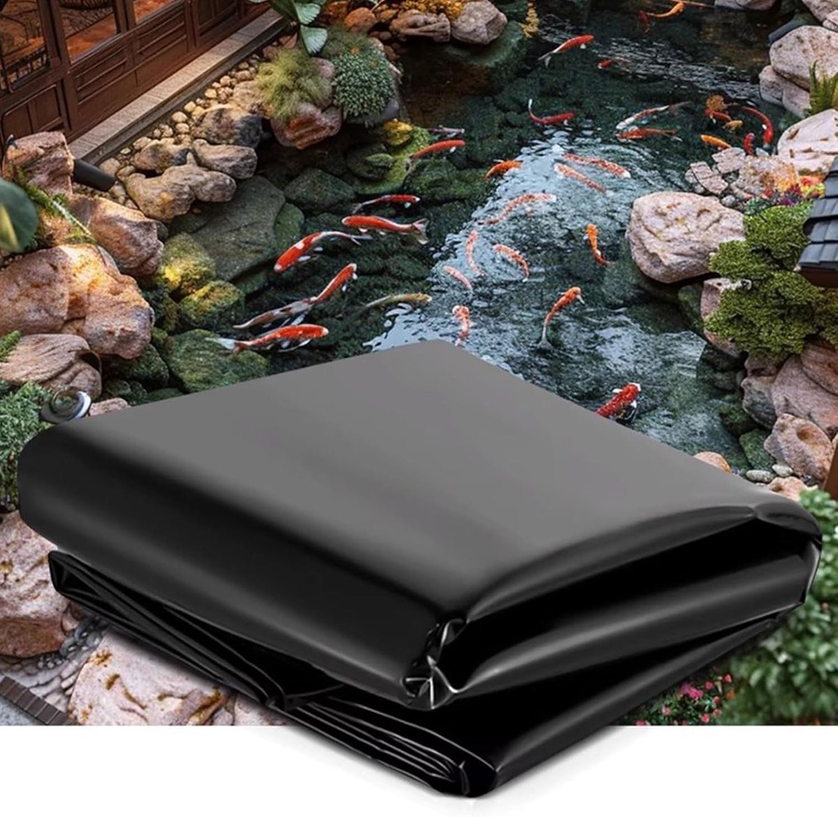 Vijverfolie EPDM - Waterdicht Membraan - Vijvers Aanleggen - Duurzaam Anti-lekkage - 114 m