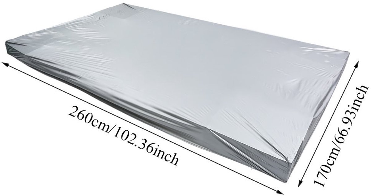 Dailygoods- Biljart Cover Waterdicht - Biljart Stofkap - PVC Doek - Slijtvast - Duurzaam - Rechthoekige Vorm - Biljarttafelhoes