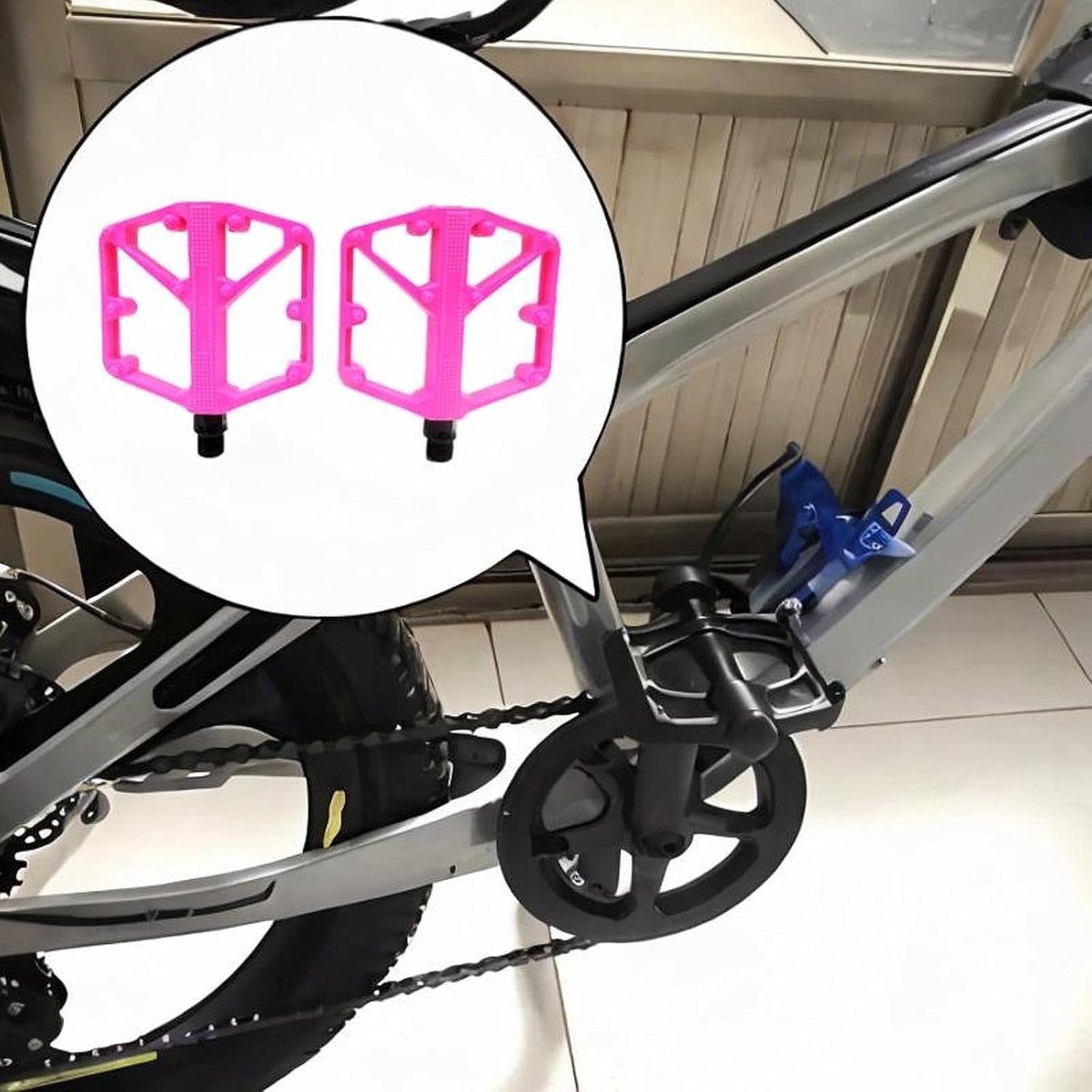 Fiets Pedalen - Vervanging Onderdelen - Fietsonderhoud Reparatie - Duurzame Nylon Constructie - 1 Paar - Roze