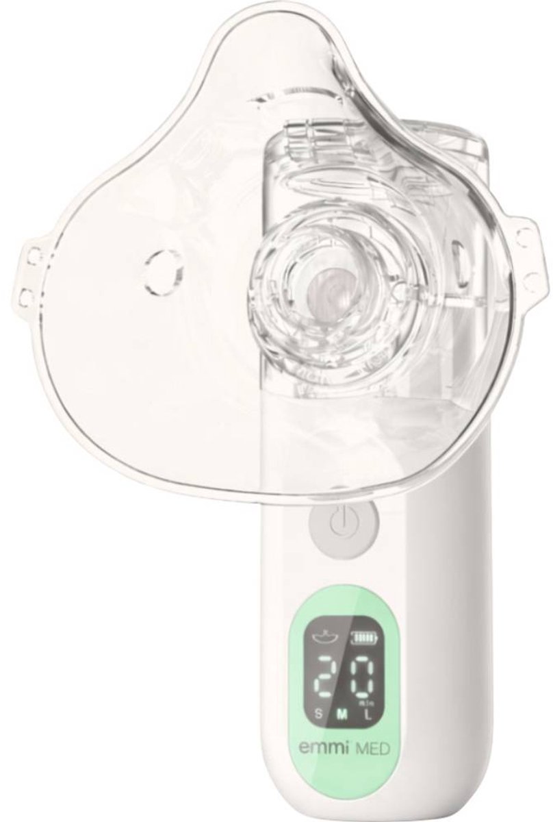Emag Emmi-Med Inhalator Met ultrasoon geluid, Met inhalatiemasker, Met mondstuk