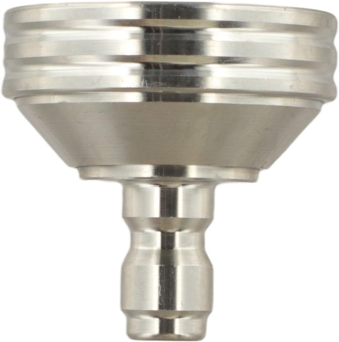 Hogedruk Spuitmond - Reinigingsmondstuk Vuilfrees - Voertuigen Reinigen - Snelle Koppeling - 1/4 inch - Zilver