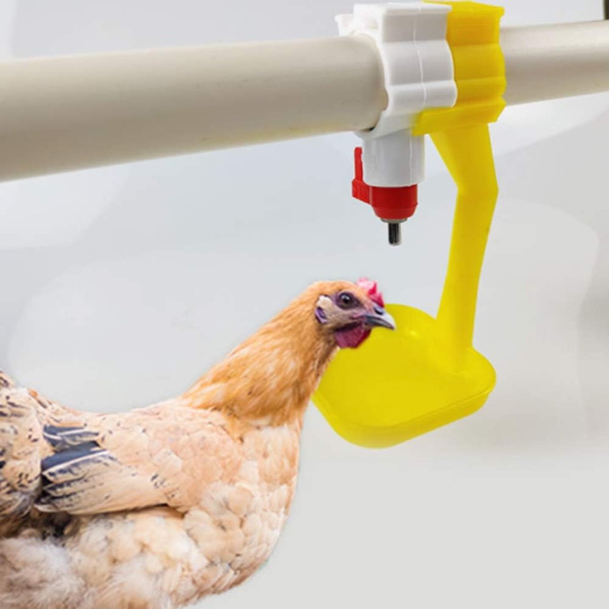 Kippen Drinknippels - Automatische Voeders - Pluimvee Hydrateren - Lekvrij Ontwerp - 20 Stuks - Wit