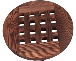 Plantenbak plateau - Verrijdbare pot - Planten verplaatsen - Soepel draaiende wielen - 247 x 247 cm - Bruin