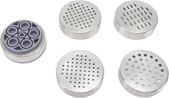 Dailygoods- Noedelmaker Roestvrij staal - Multifunctionele Noedelpers - Verstelbare Dikte - Handbediend - Snel en Gemakkelijk - Voor Noedels en Dumplings - Pastamaker van Dailygoods — afbeelding 5