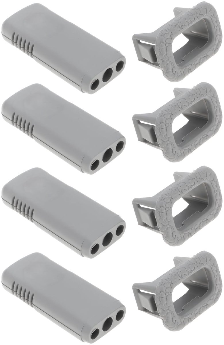 Dailygoods - Set van 4 Deurslot Knop Palen voor Betrouwbare Vervanging