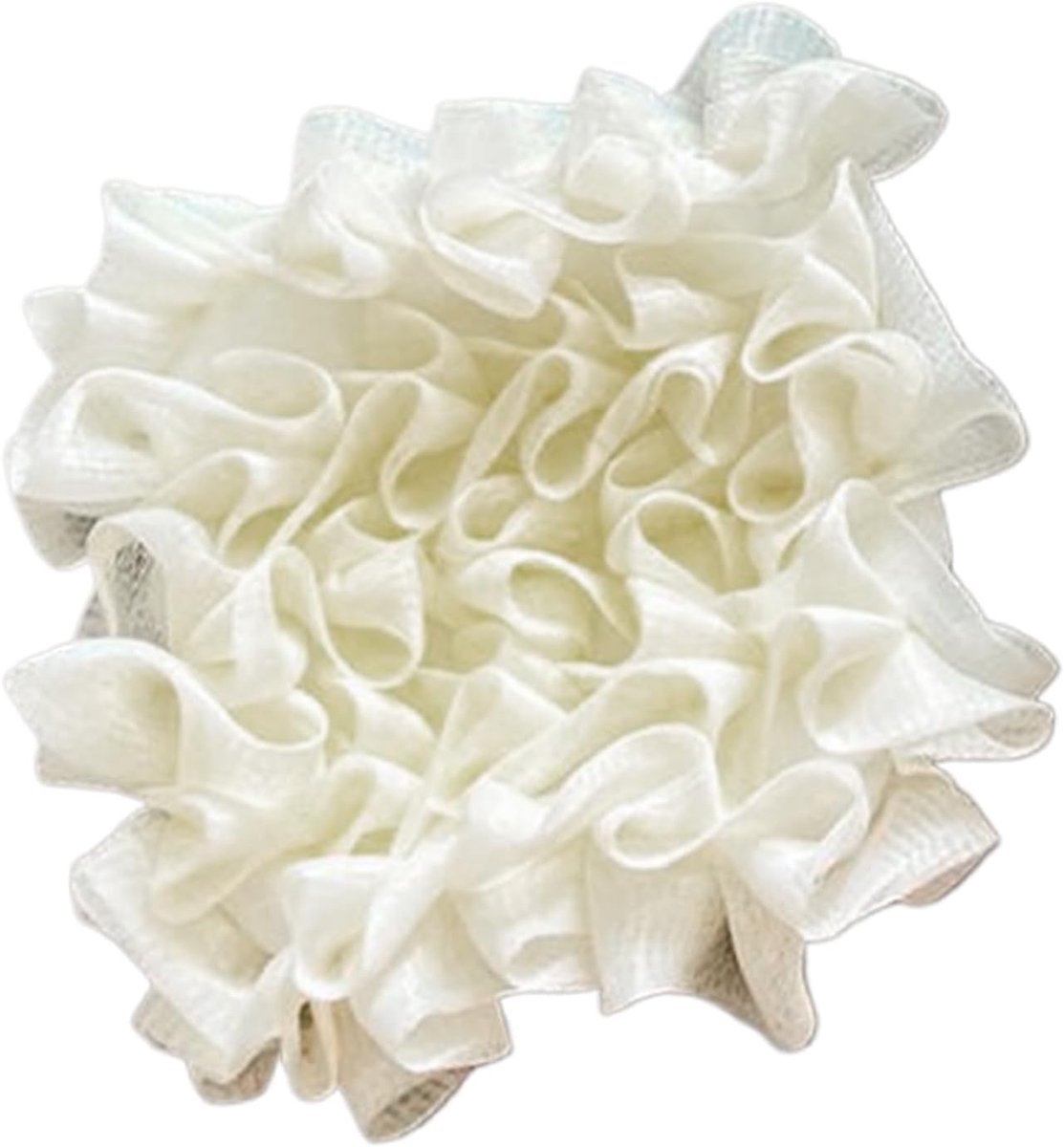 Badkameraccessoire - Douchepoef - Huidverzorging - Zeepzakje - 14 x 14 cm - Grijs