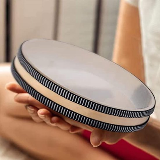 Dailygoods- Ocean Drum - Kalmerend Geluid - Houten Ring - Stalen Ballen - 3,5 x 20 cm - Perfect voor Meditatie - Geluidsinstrument van Dailygoods — afbeelding 5