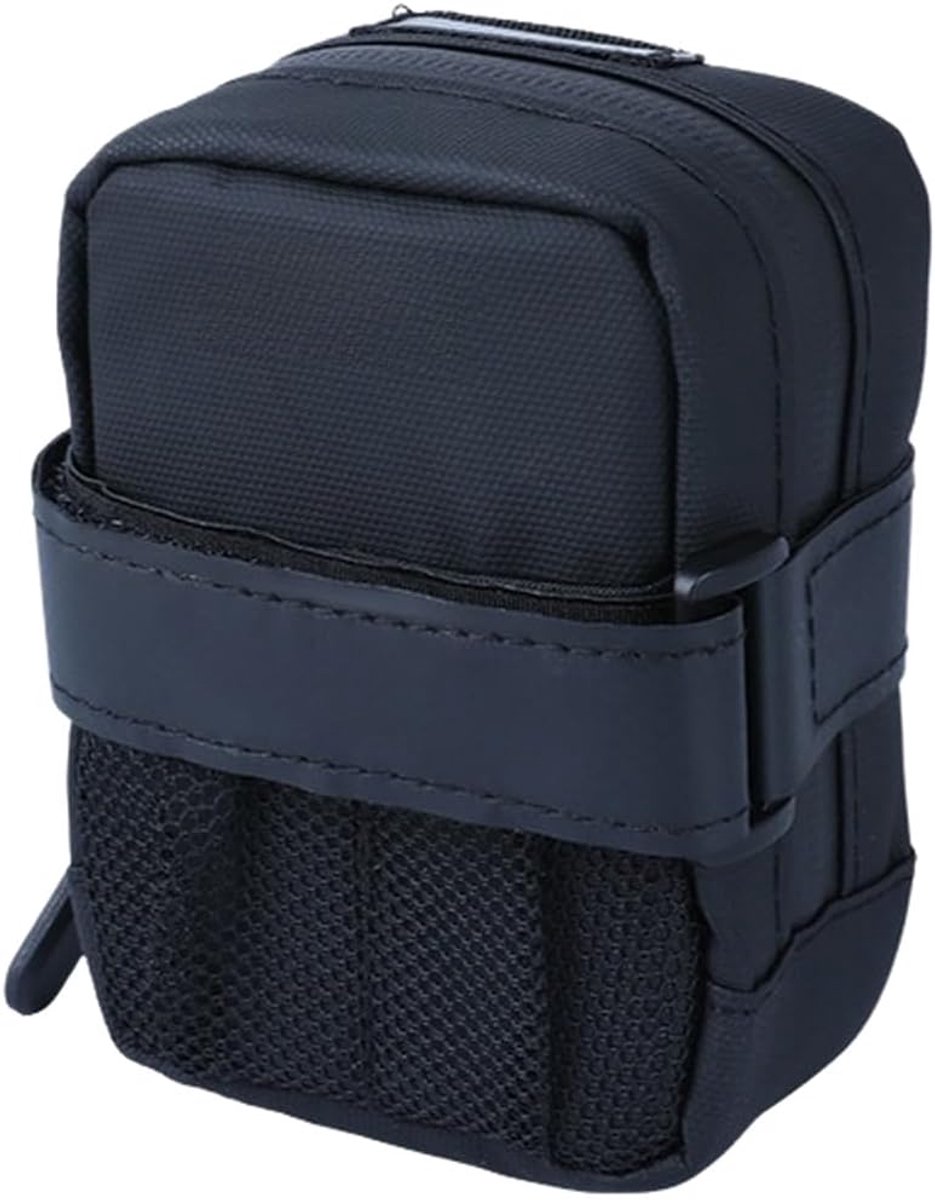 Fiets Zadeltas - Zadeltas Fiets - Fietsen Opbergen - Waterdicht PVC Materiaal - 12x9x5 cm - Zwart