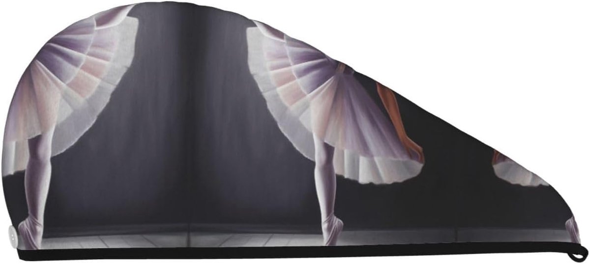 Haardrogende Cap - Droog Haar - Snel Drogen - Absorberend Koraalfluweel - 60 x 25 cm - Balletdanser