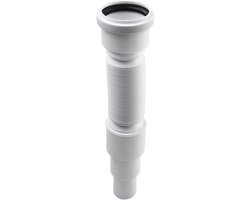 Afvoerbuis Douche - Flexibele Pijp - Badkamer Installatie - Uitschuifbaar Ontwerp - 50mm Diameter - Grijs