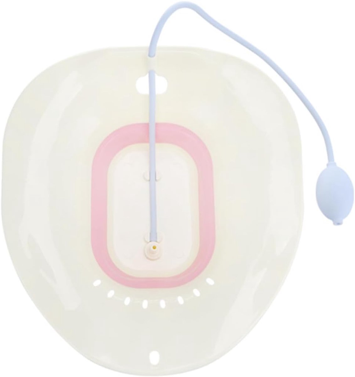 Zitbad Bekken - Douche Toilet - Persoonlijke Hygiëne - Inklapbaar Ontwerp - 39x22x13.5 cm - Roze