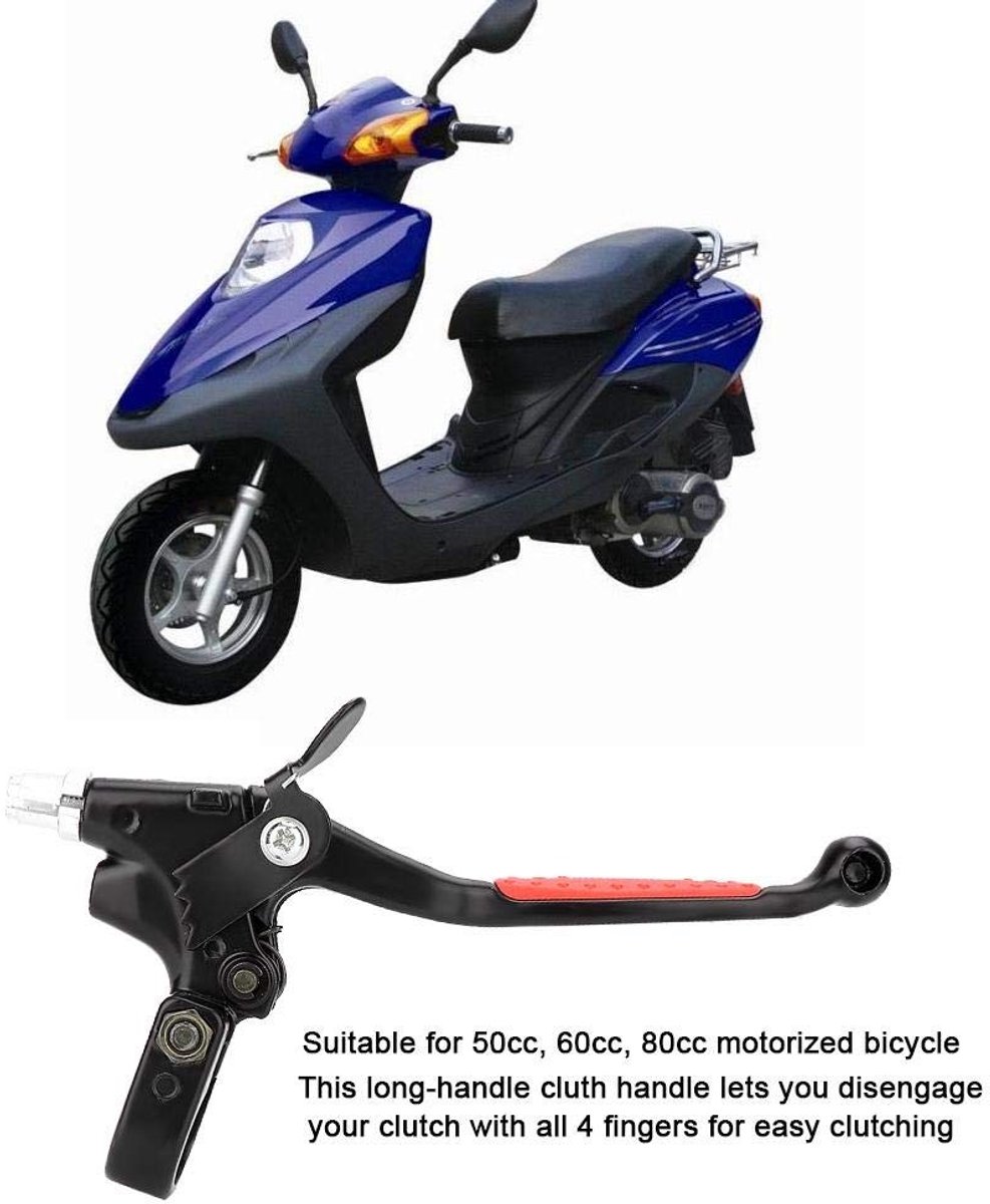 Dailygoods- Remhandvat Lange Hendel - Remhendel Motorfiets - Koppelingsremhendel - Lichtgewicht - Duurzaam - Geschikt voor gemotoriseerde fiets