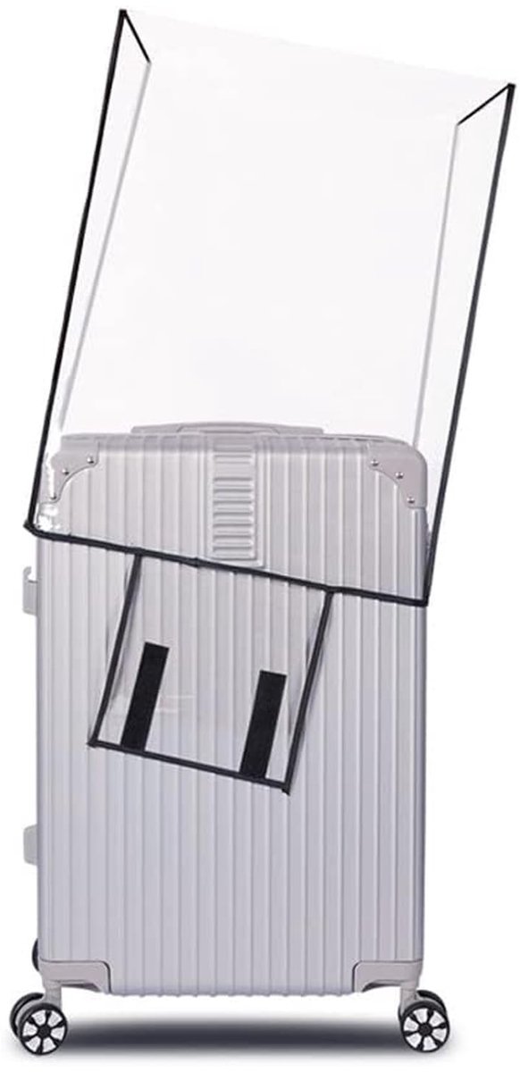 Dailygoods- Bagagehoes Waterdicht - Transparante Kofferhoes - Beschermhoes voor Koffer - Krasbestendig - Herbruikbaar - Geschikt voor 56 cm