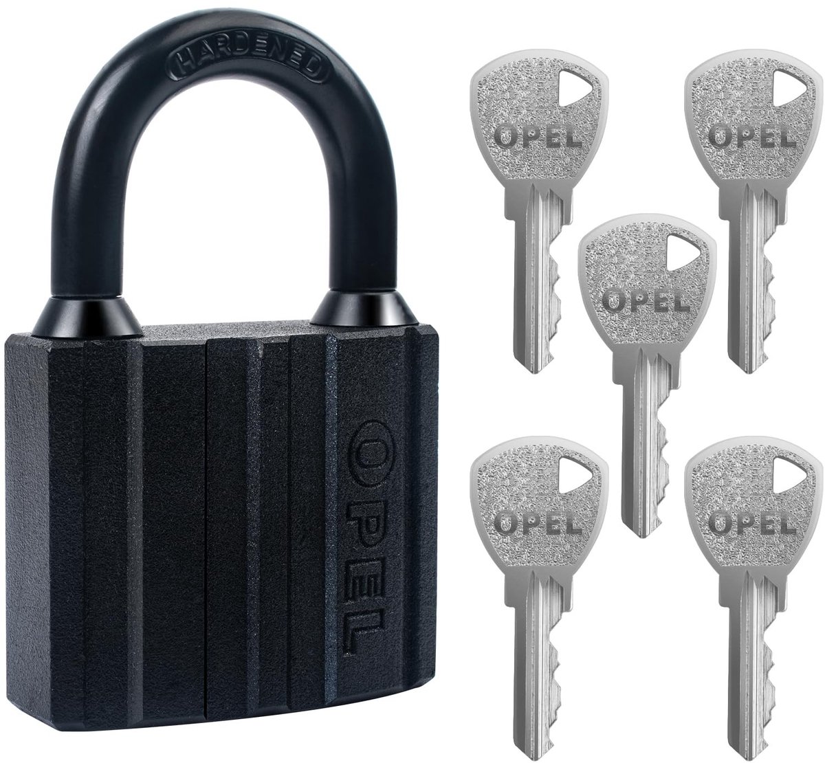 Dailygoods- Hangslot Zwaar Uitgevoerd - Hangslot met Sleutels - Hangslot voor Schuur - Hangslot voor Garage - Hangslot voor Container - 40mm Hoogwaardig Staal - Veiligheidslot