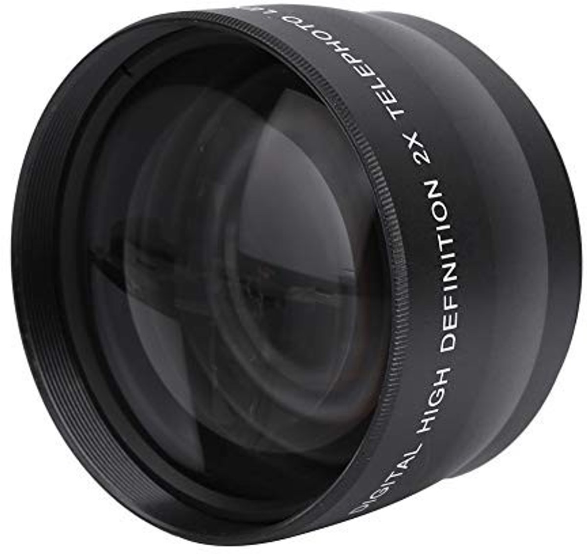 Dailygoods- Telelens 2x Vergroting - High-Definition - 58 Mm - Aluminiumlegering - Optisch Glas - Lichtgewicht Accessoire - Camera Lens