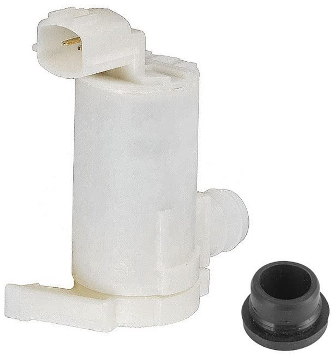 Dailygoods- Wasmachinepomp Vervanging - ABS Materiaal - Wit - Onderdeelnummer 28920AR000/28920ED000 - Geschikt voor N-issan Modellen - Montage voor Diverse Voertuigen - Compacte Afmetingen - Ruitenwisservloeistofpomp