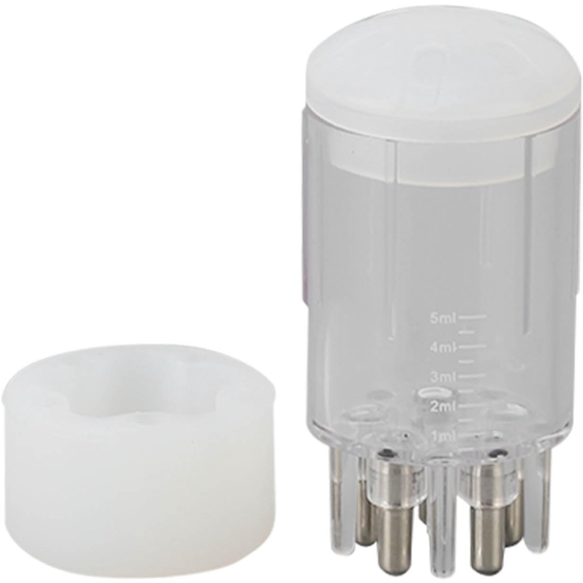 Dailygoods- Haarapplicator - Nauwkeurige Toepassing - Massageapparaat - Antislip - Draagbaar - 4 ml Inhoud - Hoofdhuidmassageapparaat
