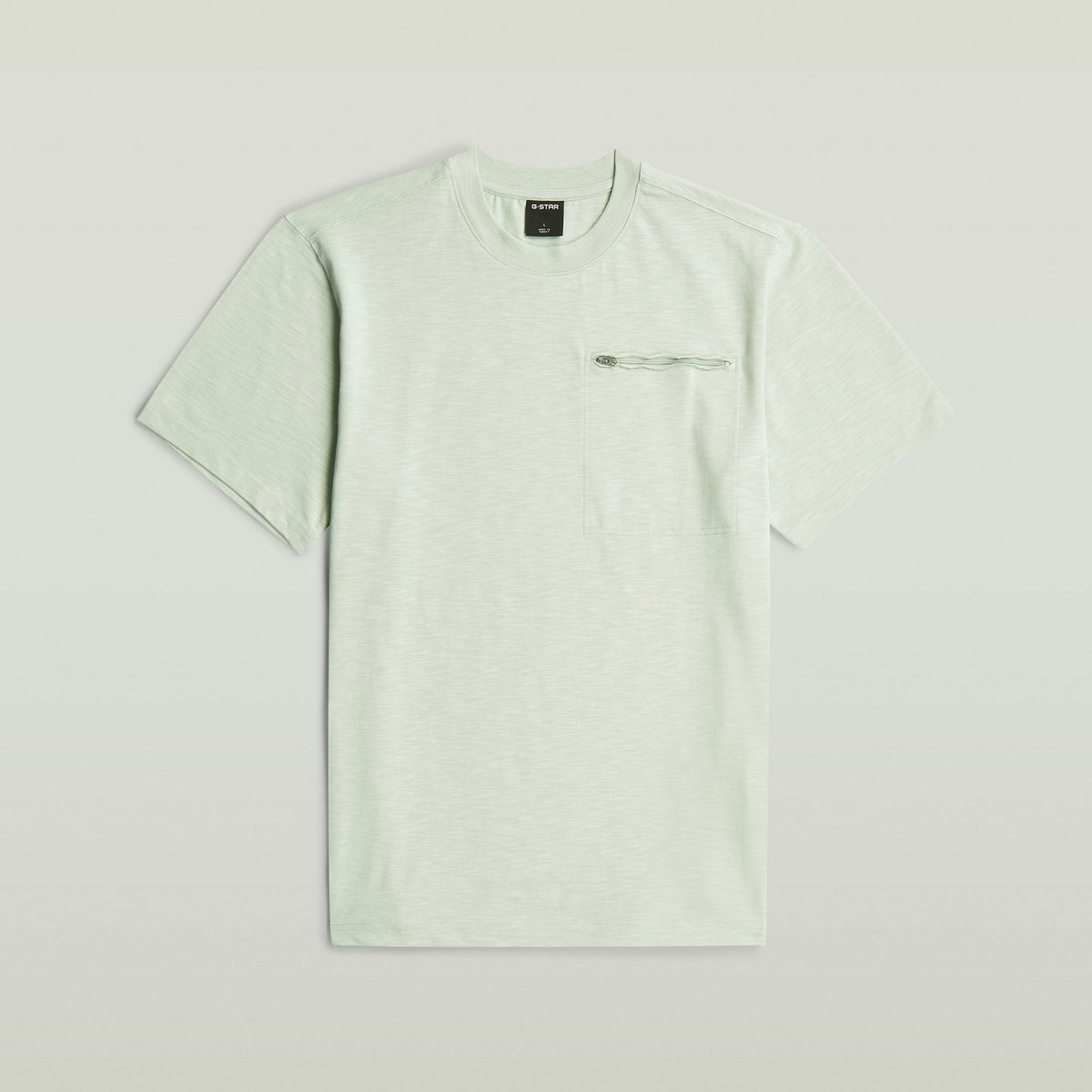 G-Star Distressed zip pkt r t Heren T-shirts Groen