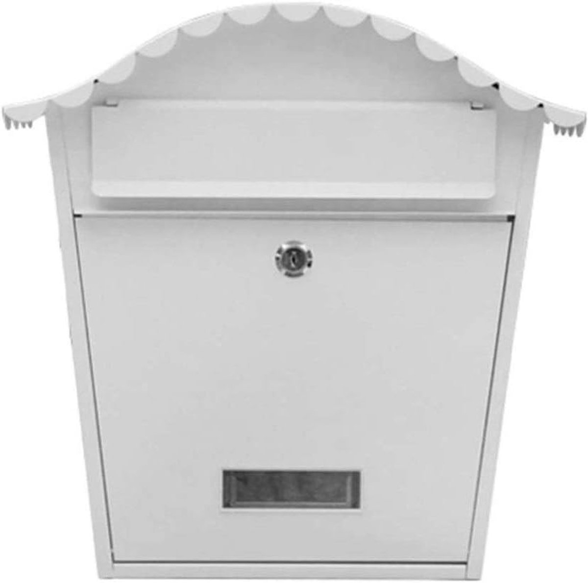 Brievenbus - Postbak Voordeur Box - Post Ontvangen - Grote Capaciteit - 25x10.5x37 cm - Zwart