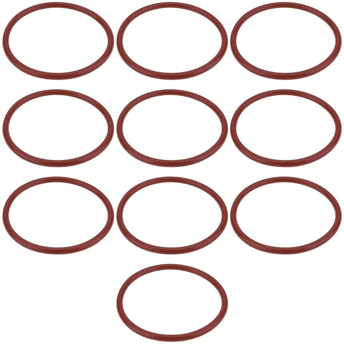 Dailygoods- O-ringen 10 stuks - Uitlaat Rookkanaal - Rubber - 35x40x2,5 mm - Vervangend Onderdeel - Onderdeelnummer 34010-05700 - Afdichtringen