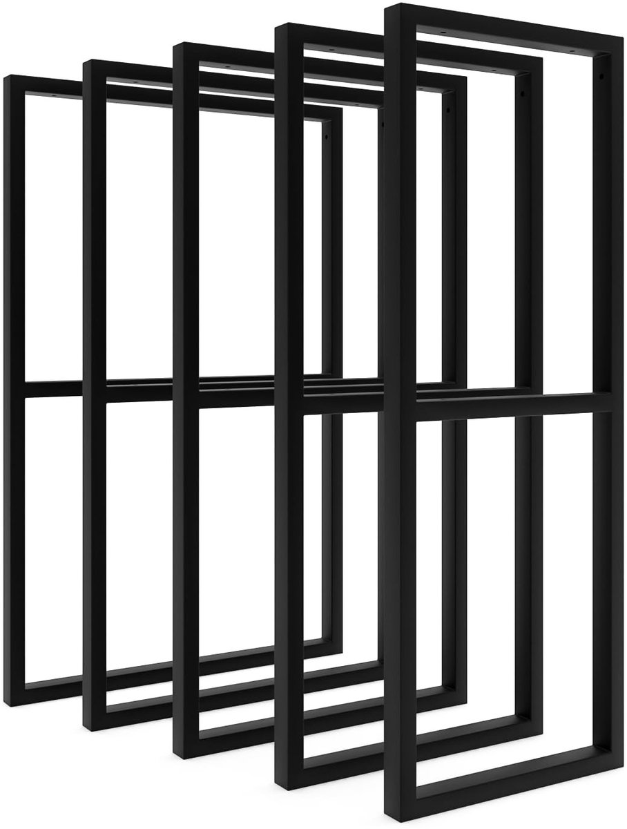 Dailygoods- Wastafelonderkast 75 cm hoog - Wastafelonderkast met poten - Wastafelbenen - Vrijstaand of aan de muur - Moderne uitstraling - Unieke samenstelling - Wastafelpoten