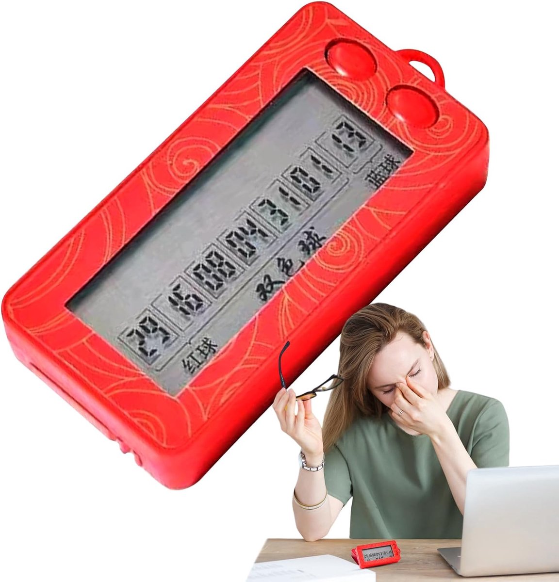 Nummer Selector - Loterij Picker Machine - Willekeurige Nummers Kiezen - Automatische Uitschakeling - 5.5 x 3.5 x 1 cm