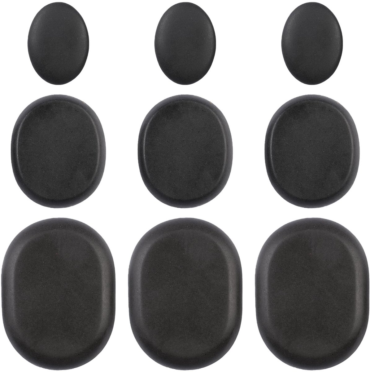 9-delige Basalt Hot Stone Massage Set voor Ontspanning en Therapie