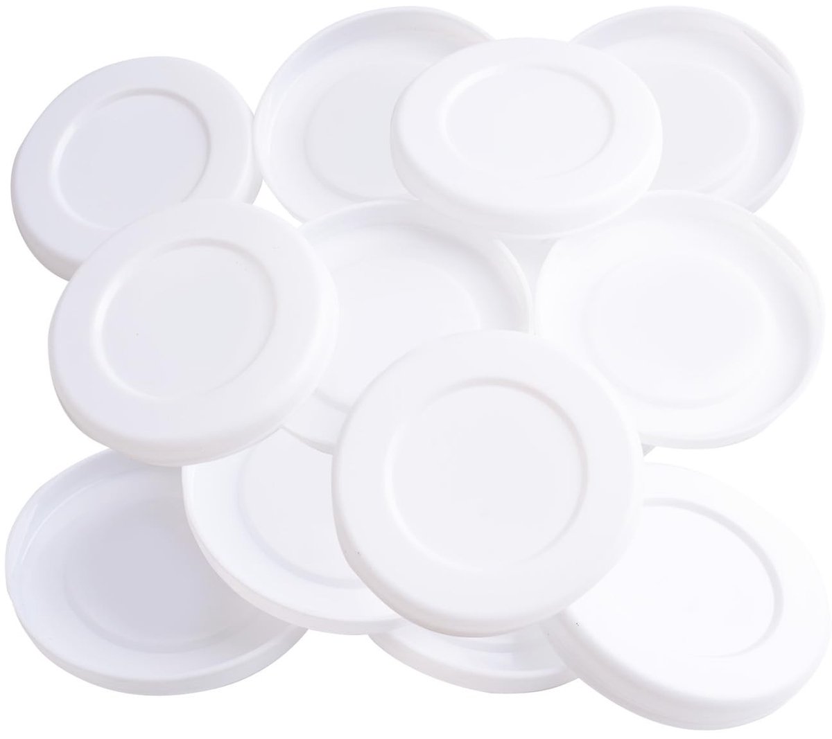 Dailygoods- Eindkappen 24 Stuks - Ronde Plastic - Beschermende Kappen - Voor Verzending - Kraft Mailing Buizen - 99 Mm - Buiseindkappen