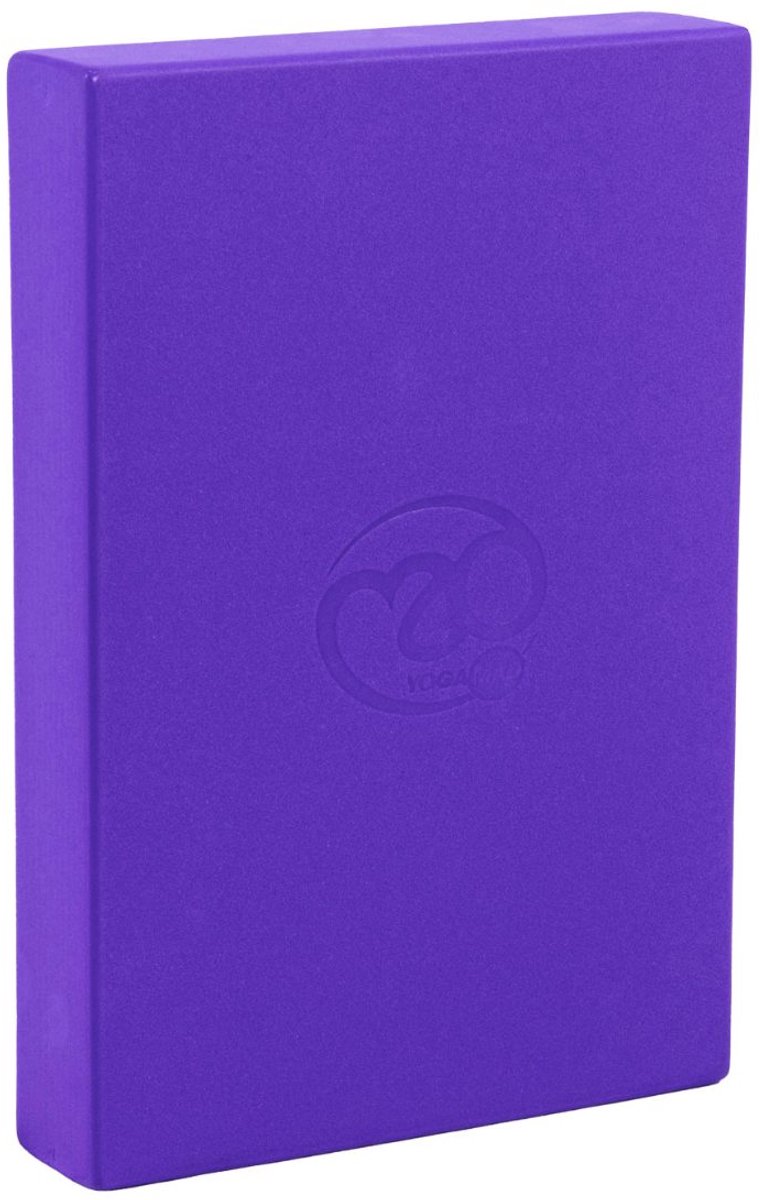 Fitness-Mad yogablok 30 x 20 cm EVA paars