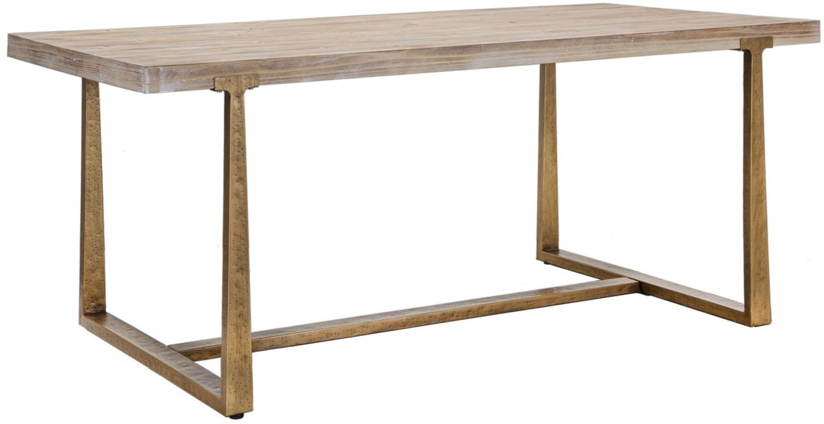 Mauro Ferretti Eettafel Ankara 180×90×78 cm Bruin