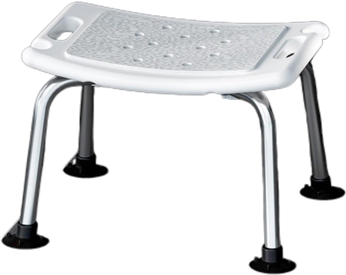Douchestoel - Badkruk - Veilig Douchen - Verstelbare Hoogte - 35-48 cm - Mat