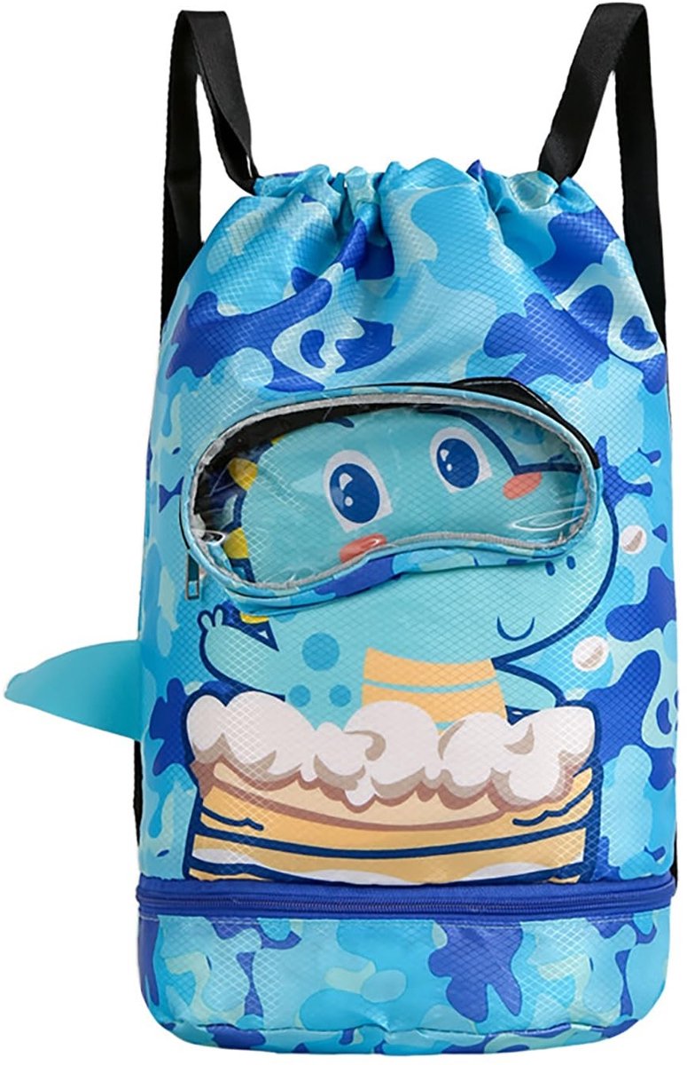 Dailygoods - Waterdichte Zwemtas voor Kinderen - Sporttas met Trekkoord