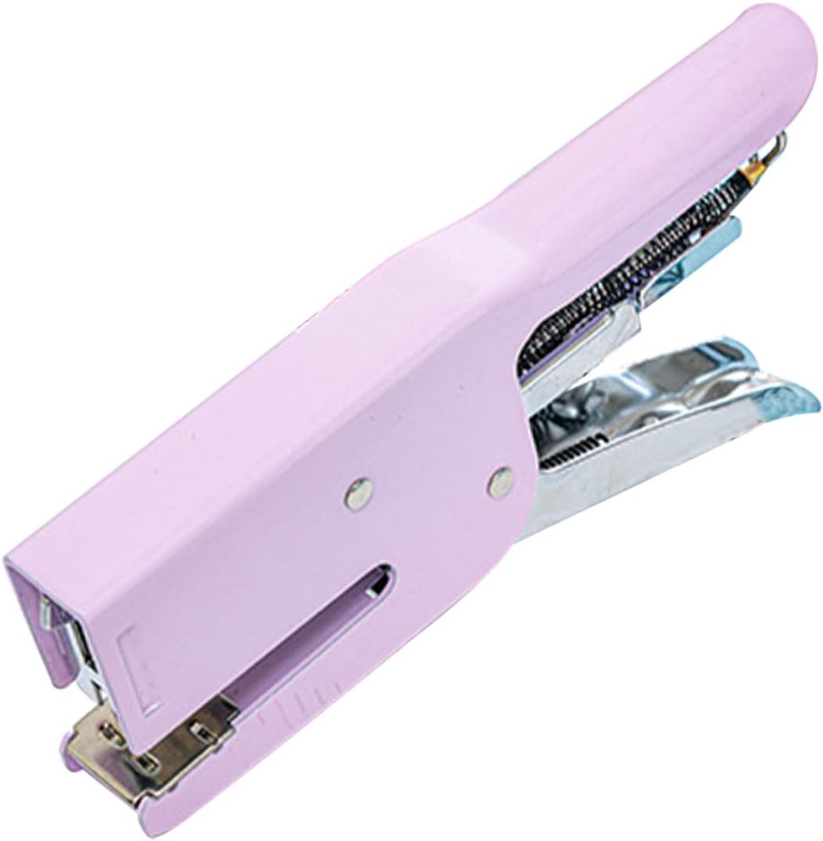Nietmachine Metaal - Papier Binder - Documenten Ordenen - Stabiele Prestaties - 16.8 cm Lengte - Paars