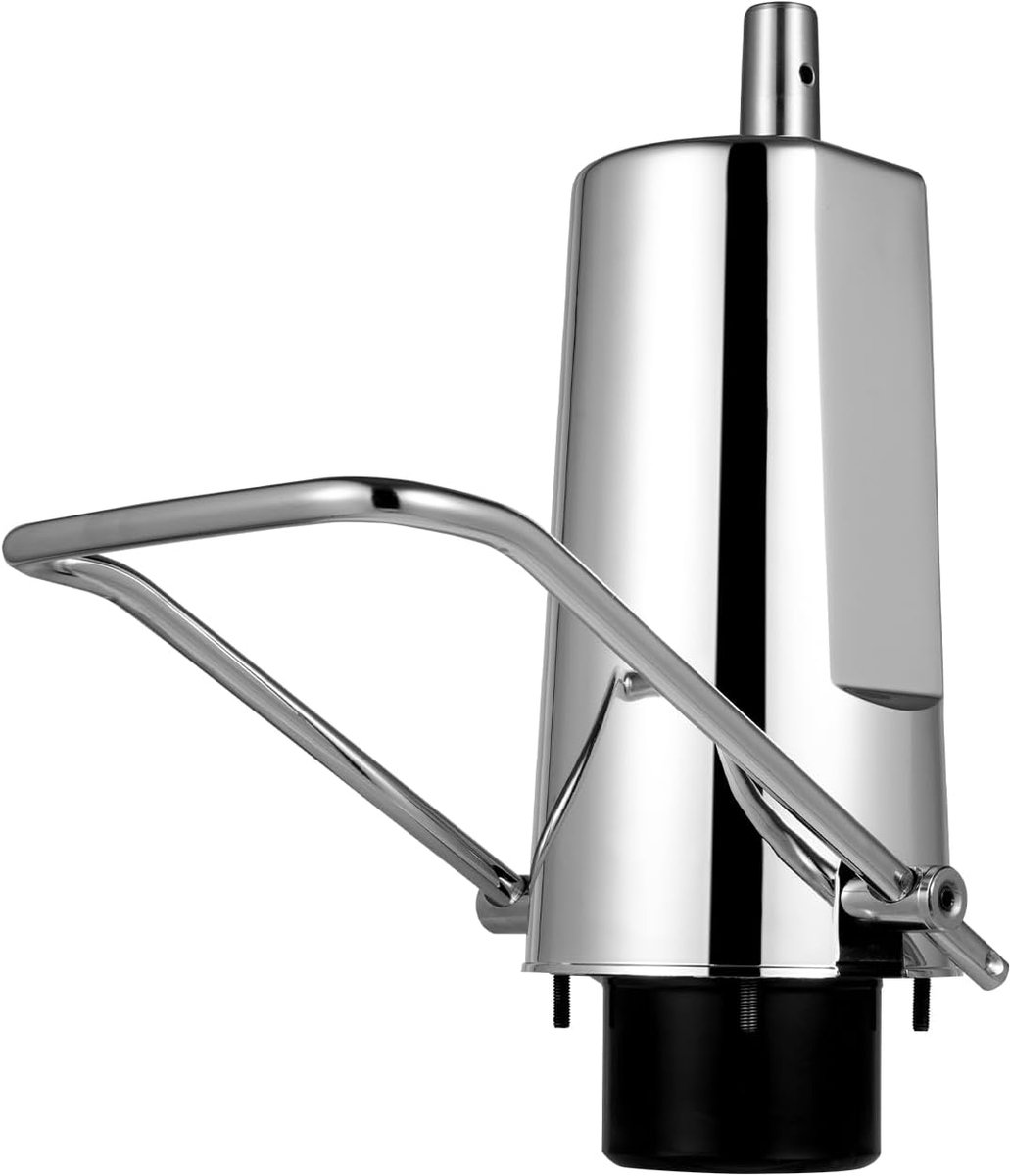 Kappersstoel Pomp - Hydraulische Hefpomp - Stoel Verstellen - Hoge Belastbaarheid - 11cm Verstelbaar - Zilver