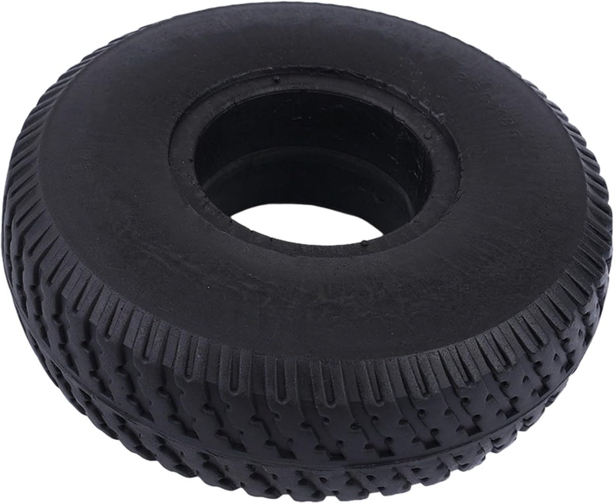 Massieve band - Lekvrije band - Scooter onderhoud - Duurzaam rubber - 10 inch - Zwart