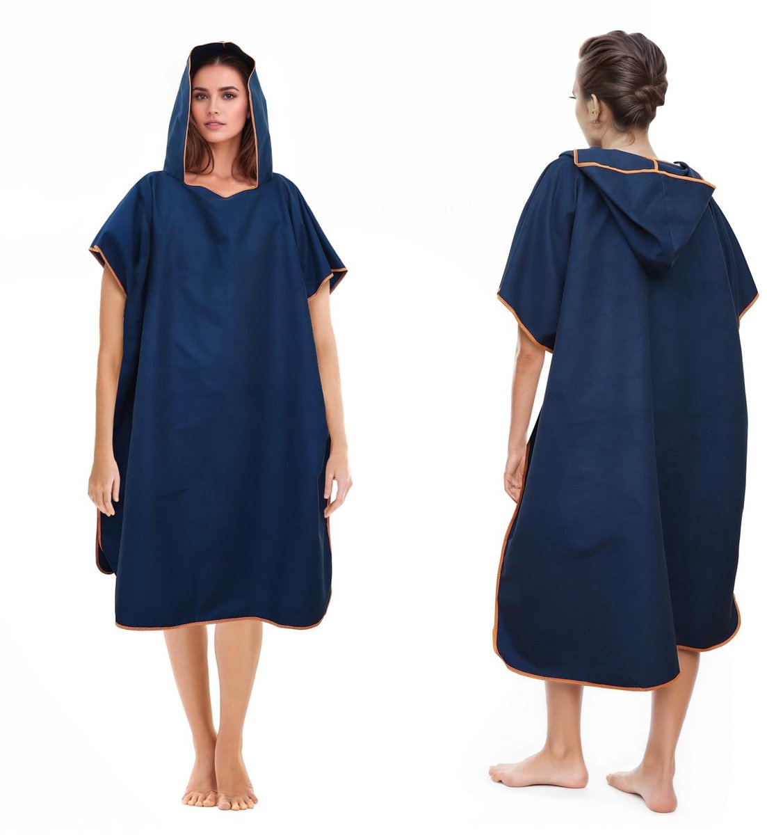 Dailygoods- Badponcho Microvezel - Lange Omkleedhulp - Surfponcho