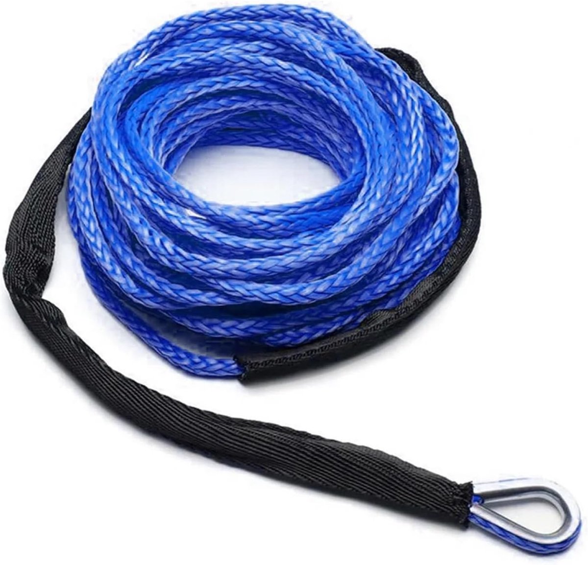 Sleepkabel Synthetisch - Lierkabel Offroad - Voertuigen Verplaatsen - Veilig Lichtgewicht Materiaal - 12mm x 25m - Rood